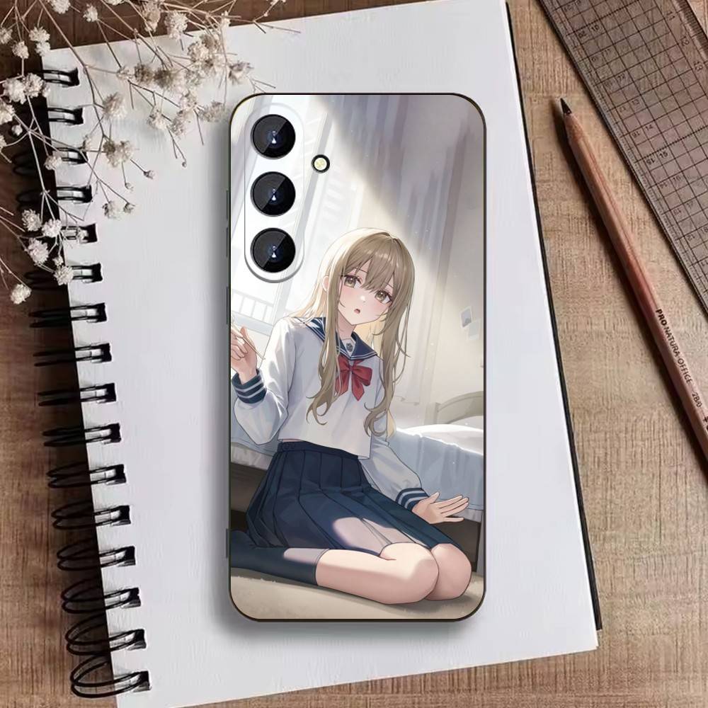Iroduku The World In Colors Phone Case For Samsung Galaxy A73,A21s,A22,A31,A52,A53,A71,A41Soft Black Shell
