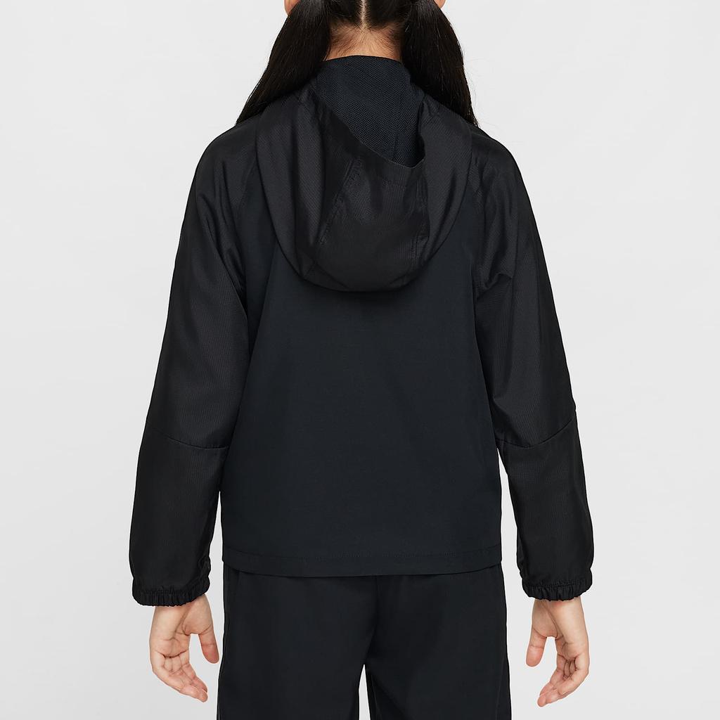 Nike Swoosh Academy Casual Simple Comfortable Skin-Friendly Jacket Kids Jacket Black HJ3826-010