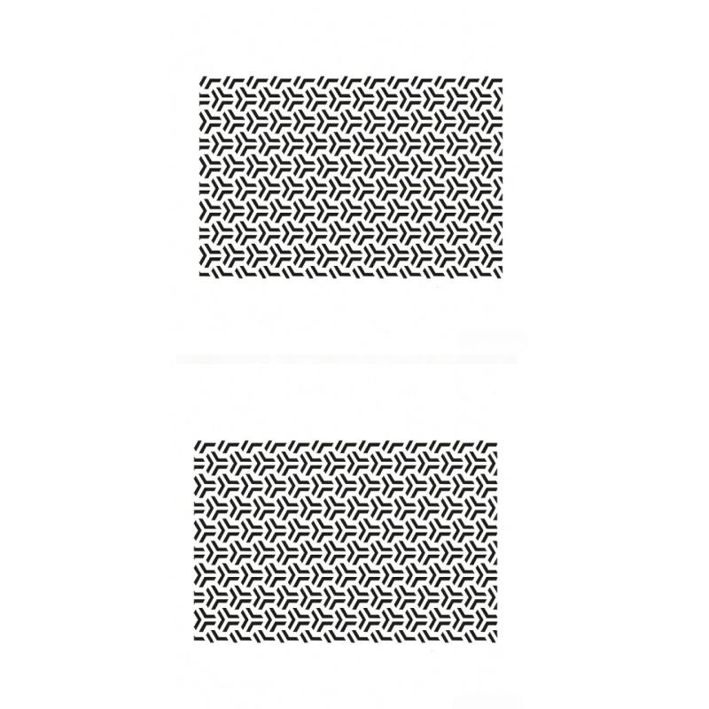 Matte Black Honeycomb Sticker for Car Side Window, Vinyl Sticker for Triangular Window Decoration,