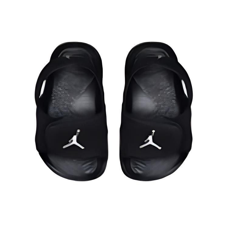 Jordan Hydro Casual Non-Slip Wear-Resistant Low-Top Walking Shoes Baby shoes Black White 705174-010