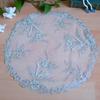 Round mesh Sequin flowers Embroidery table cloth cover wedding tablecloth kitchen Christmas Table decoration and accessories