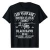 Camiseta Vintage Air Warfare United States Army Black Hawk