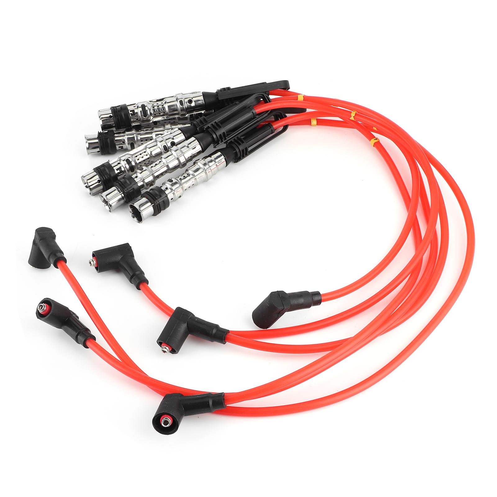 

6 шт. кабель зажигания, шнур зажигания 1J0998031, подходит для Corrado VR6 2.8 2.9 с тягой