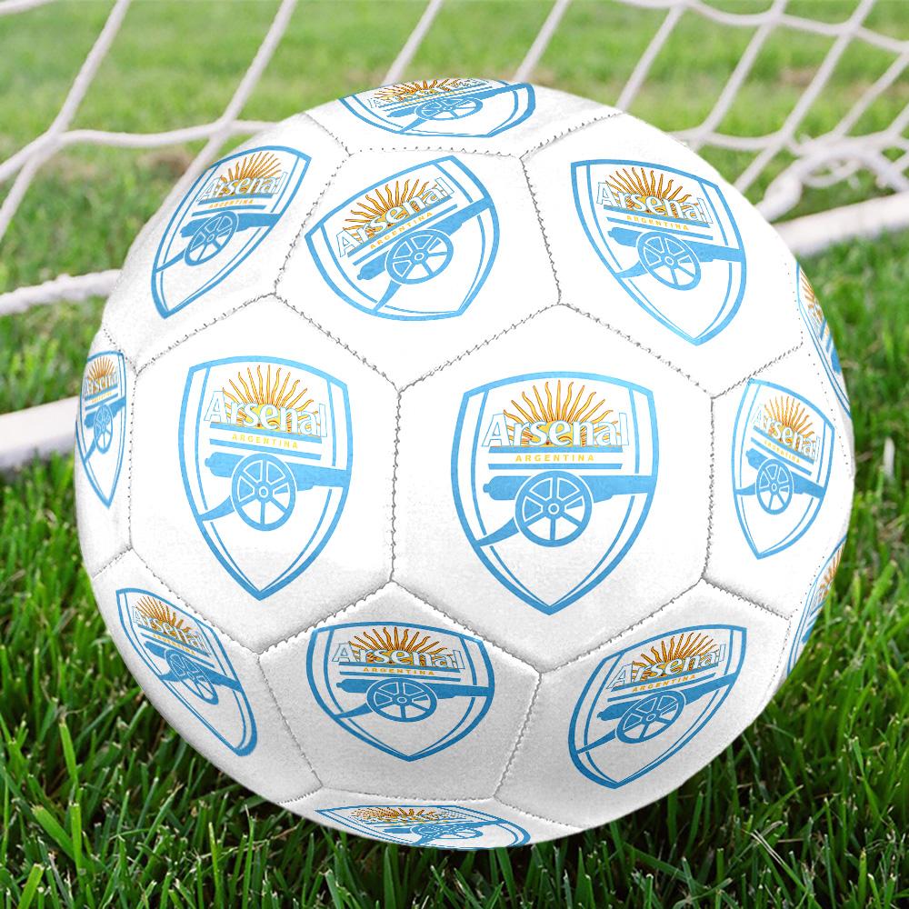 Stemma dell'Arsenal Football Club Taglia 5 Pallone da Calcio Cucito a Macchina Allenamento all'Aperto e Partite Accessorio Calcio Regalo Perfetto per Amici Famiglia