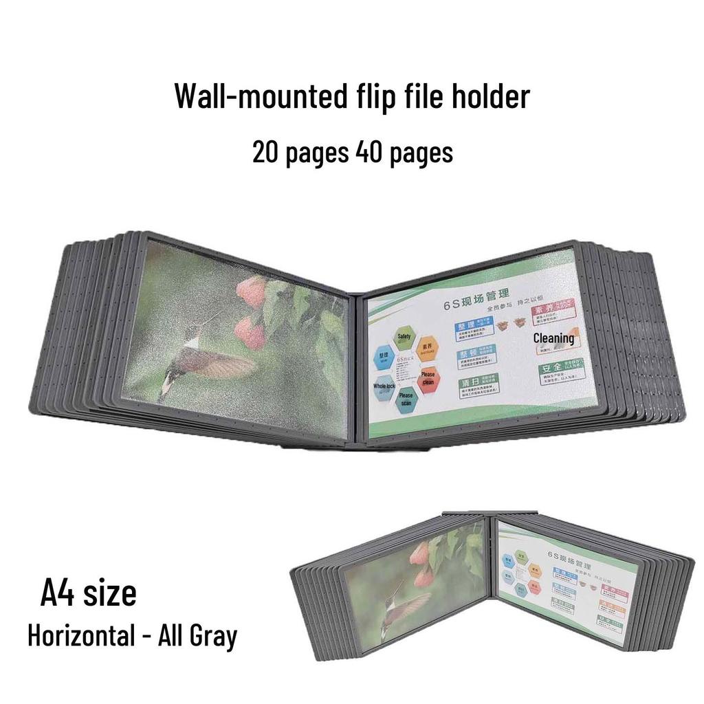Rotating A4 Desktop File Holder and Display Stand