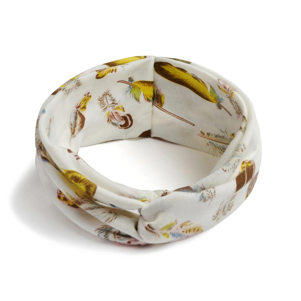 Bohemian Cross Knotted Headband Gypsy Yoga Sports Headband Wide Female Stretch Headband