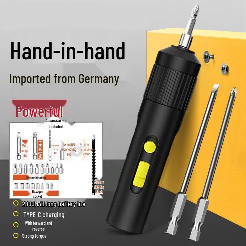 Rechargeable Multifunctional Electric Screwdriver and Drill Set