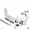 BMW X5 Front Bumper Grille Chrome Fog Light Air Vent Cover Trim