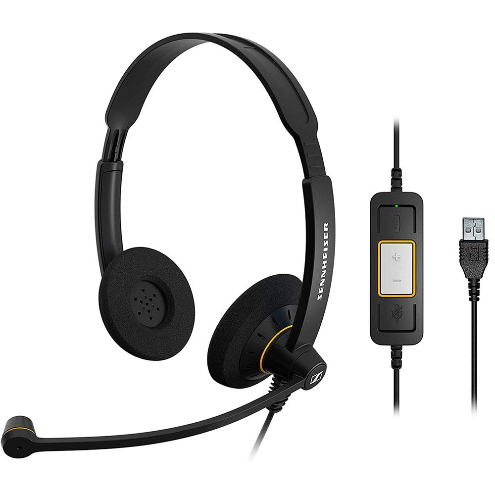 

Sennheiser SC 60 USB ML начального класса бинауральная USB-гарнитура с функцией управления вызовами 504547 [Товар]