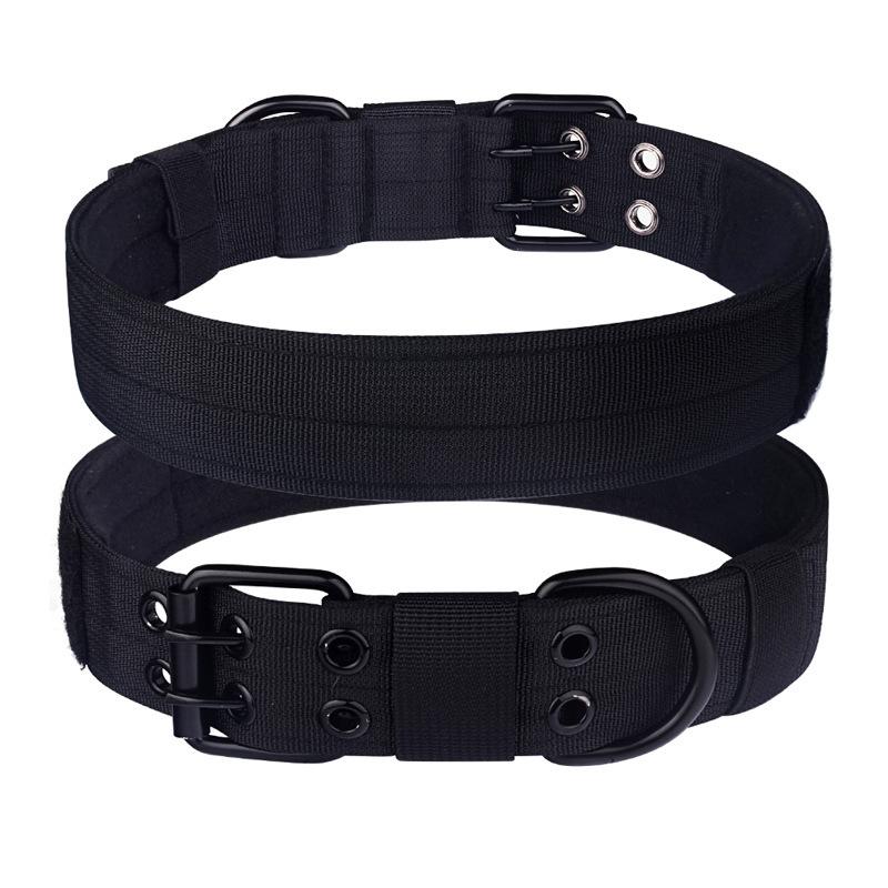 Pet tactical collar Doberman horse dog German shepherd special ring, large dog collar neck ring, strong and does not restrain the neck