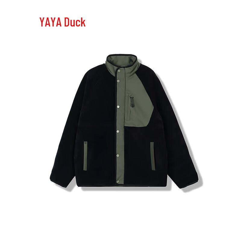 YAYA 2025 Unisex Fleece-Lined Short Down Jacket S