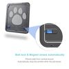 Pet Screen Door Cat Door Sliding Screen Pet Door with Magnetic Flap Lock Automatically for Small