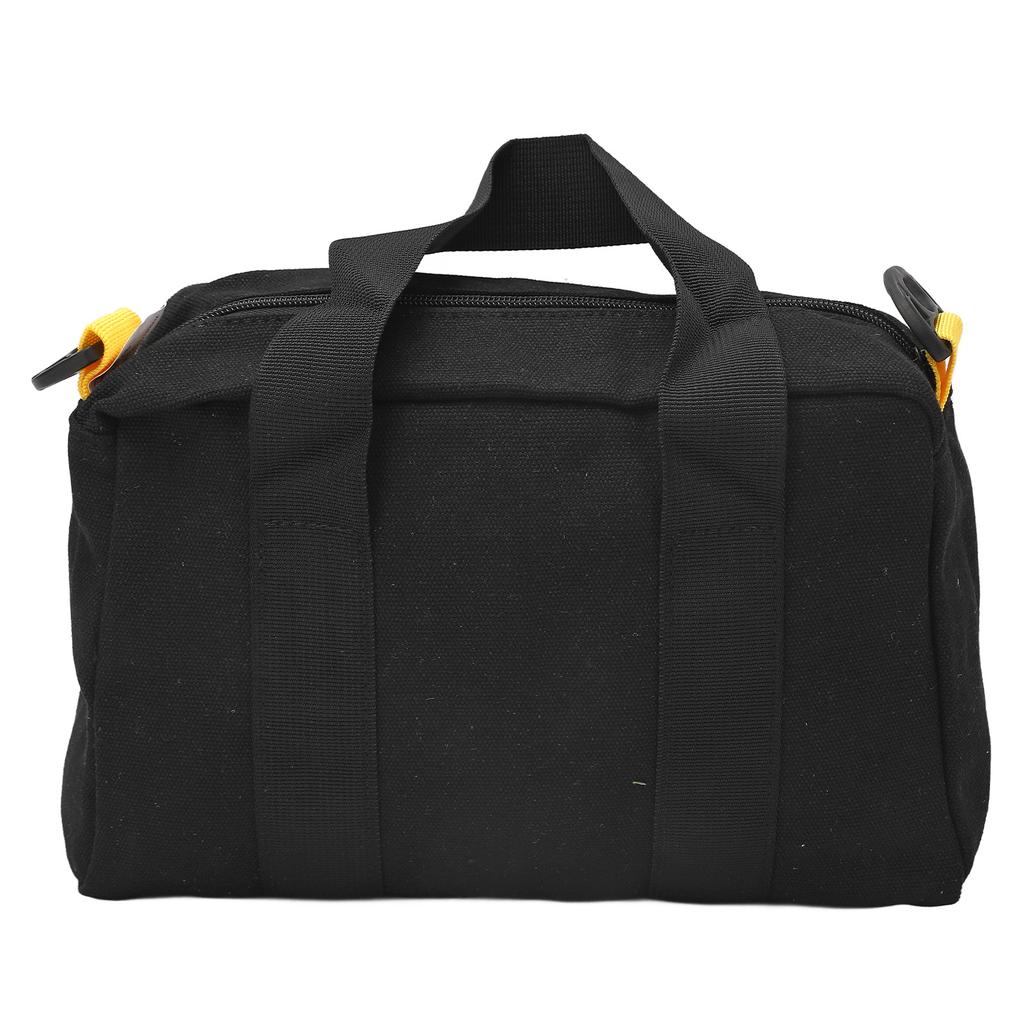 Electrician Tool Pouch Wide Mouth Large Capacity Waterproof Portable Canvas Tool Bag for Wrench Screwdriver Pliers 12in
