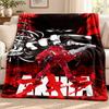 Akira Blanket Flannel Blanket Soft Cozy Plush Throw for Sofa Bed Lightweight Home Decoration Outdoor Camping