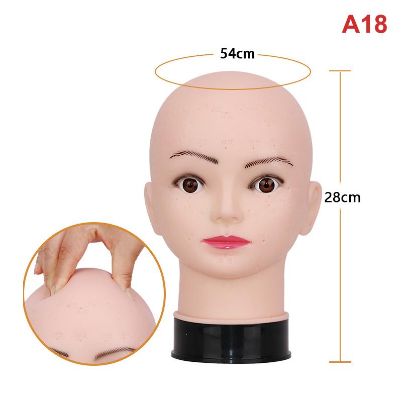 Hair Training Head Female Male Headdoll Mannequin Head Training Head For Wig Making Hairdresser Hairstylist Practice