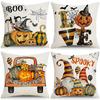 New Halloween Day of The Dead Pillowcase Cartoon Pumpkin Home Sofa Pillowcase