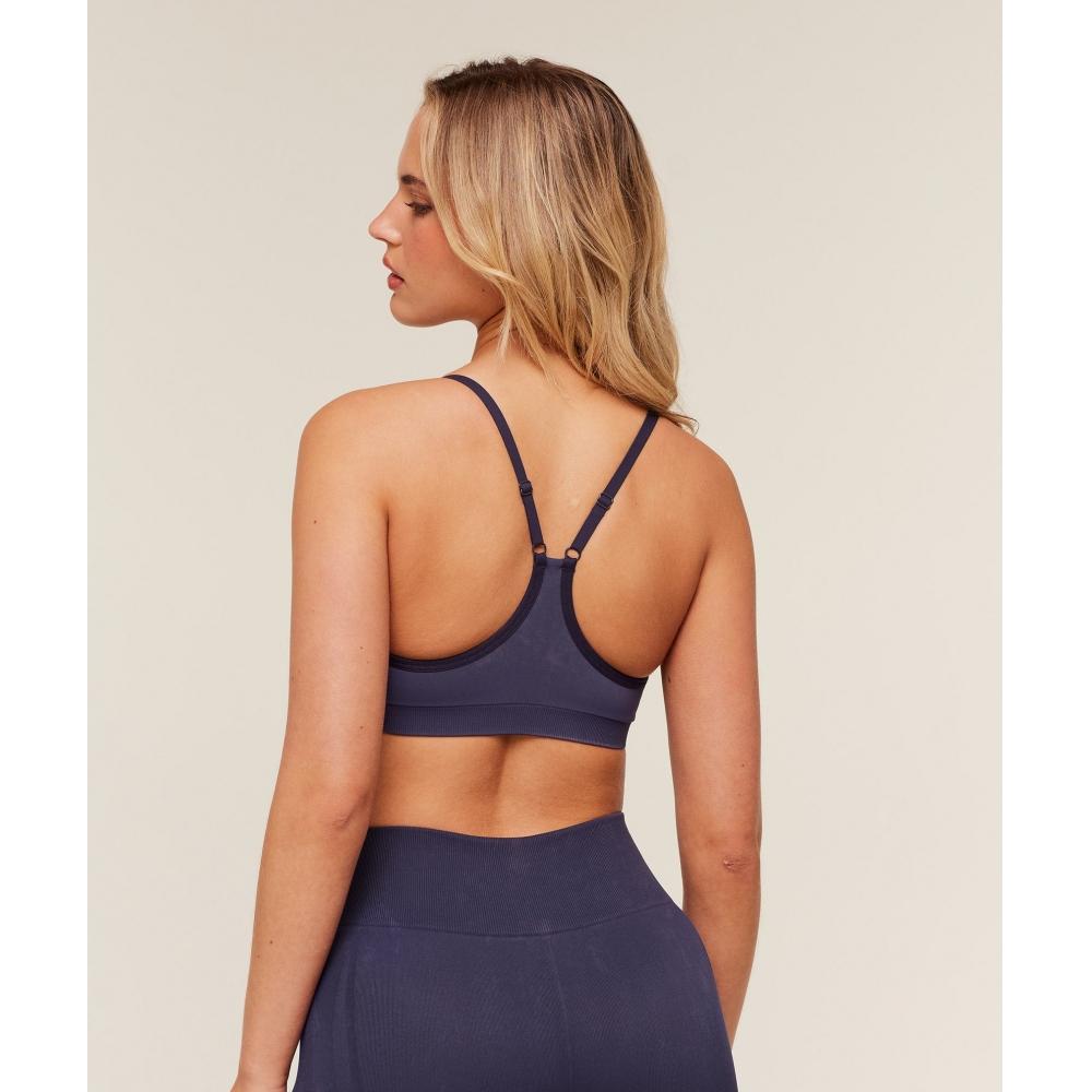 Gymshark Everyday Seamless Washed Sports Bra Gs Midnight Purple Wash B6b8y Pcl1