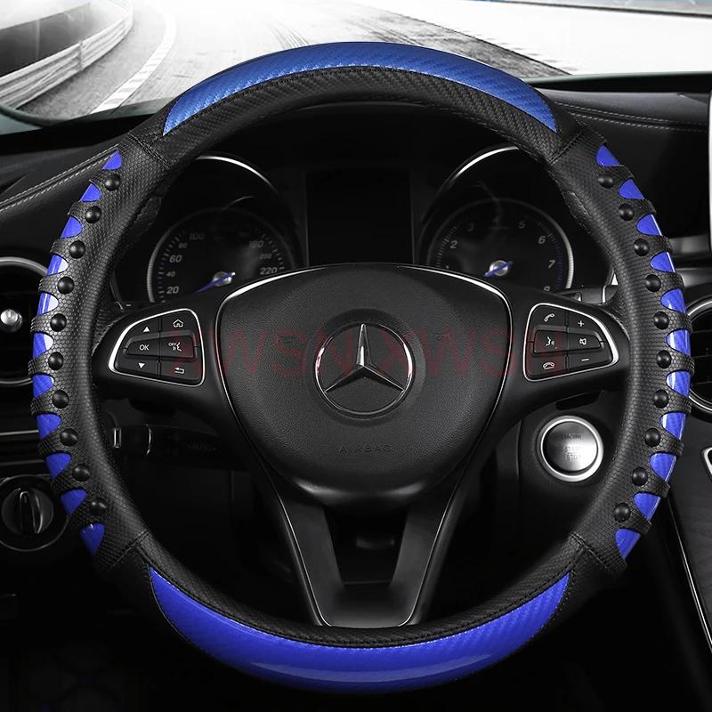 Micro Fiber Leather Steering Wheel Cover for Mercedes B-Class W245 W246 W242 W247 B-Klasse B180 B200 B250 B250E Car Accessories