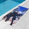 J-jujutsu-u anime gojo Towel Large Quick-Drying Microfiber soft K-kaisen-n Beach Towel for Travel Fitness Sauna Bathing Camping