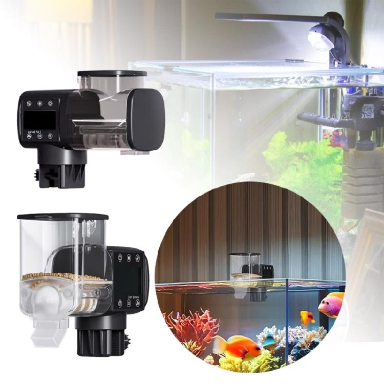 Digital Timer Fish Feeder For Aquariums Automatic Food Dispenser Quiet Operations Easy Installation Design for Pet Care