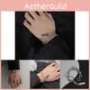 Fashionable Double Unisex Layer Bracelet Highend Alloy With Shapes Geometric