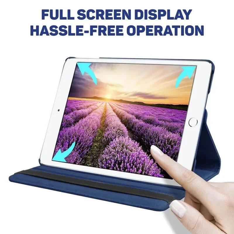 For IPad 5th Gen Case 9.7 9.8 2017 2018A1822 A1823 360 Rotating Stand Tablet Cases IPad 6th Generation Cover 9.7 Inch 2018 A1893