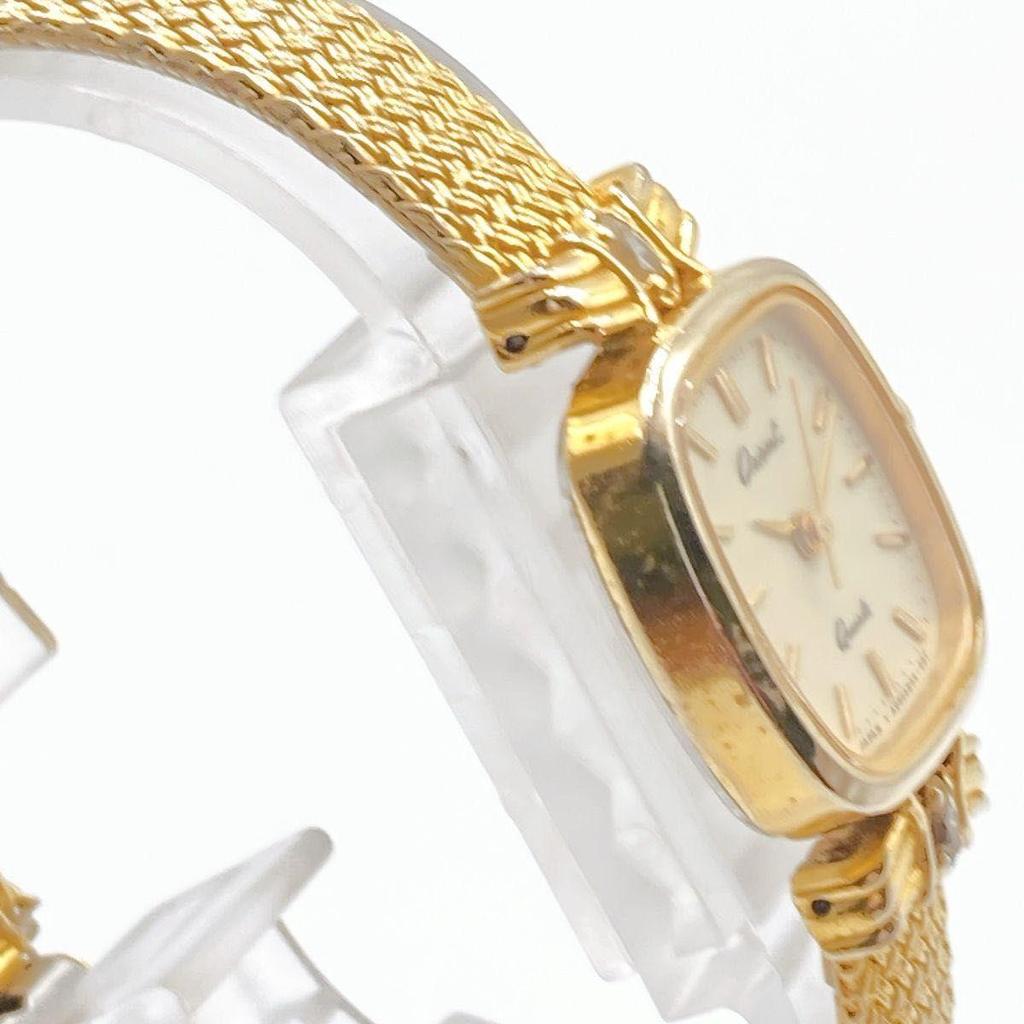 Used 404 ORIENT Ladies Watch 2P Quartz Operation Gold Vintage
