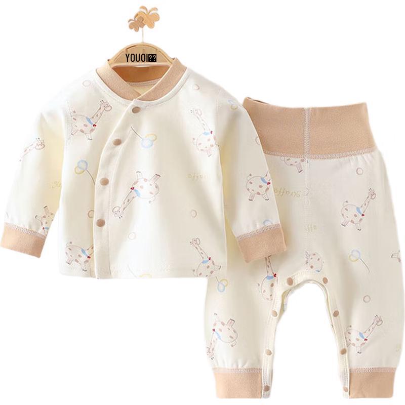 Двухпредметный набор из чистого хлопка для новорожденного младенца 90