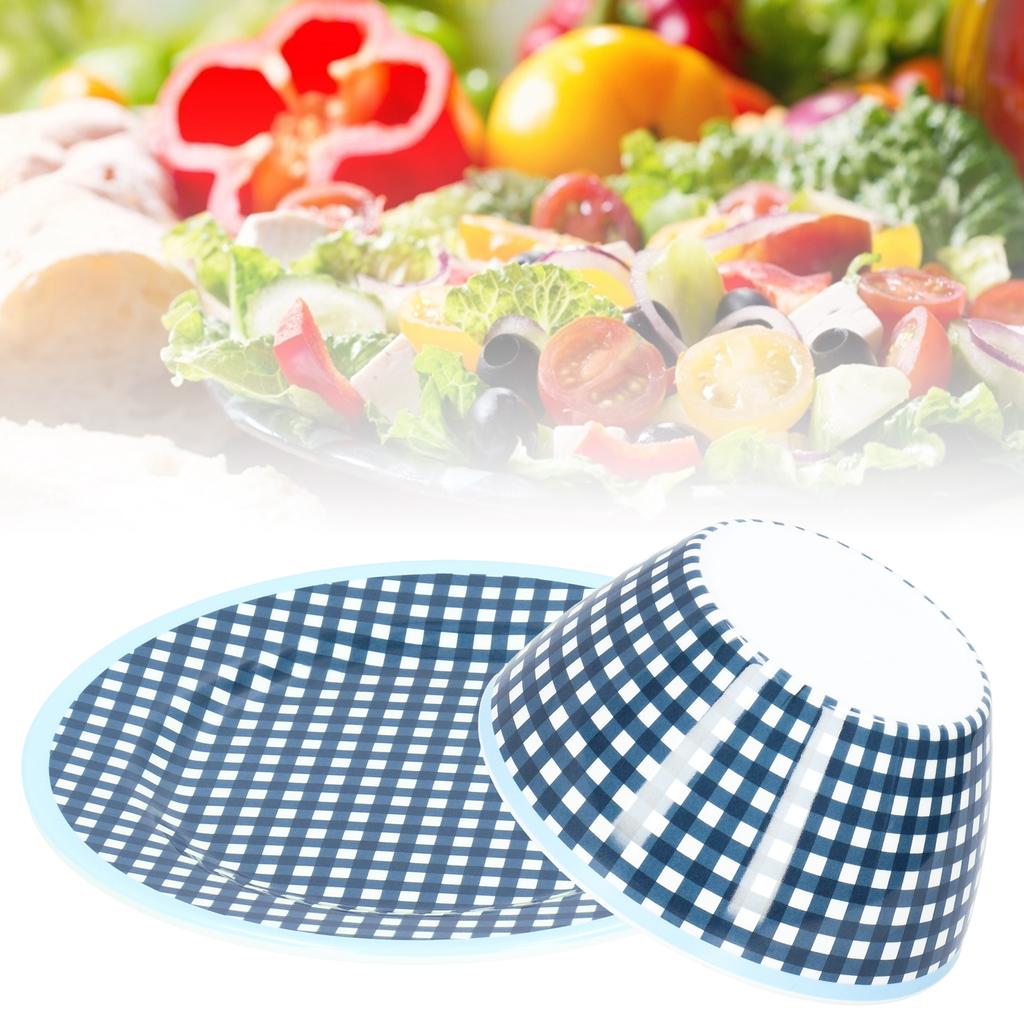 Imitation Porcelain Plate Bowl Set Fruit Salad Dessert Dish Tableware for Kitchen