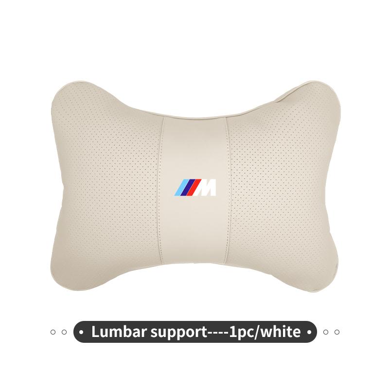 Leather Car Seat Headrest Neck Pillow Lumbar Support Mat For BMW E30 E34 E36 E39 E46 E52 E53 E60 E61 E62 E70 E71 E83