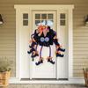 2024 New Halloween Decoration Multi-Legged Witch Wreath Hanging Party Dress Up Front Door Decoration Props