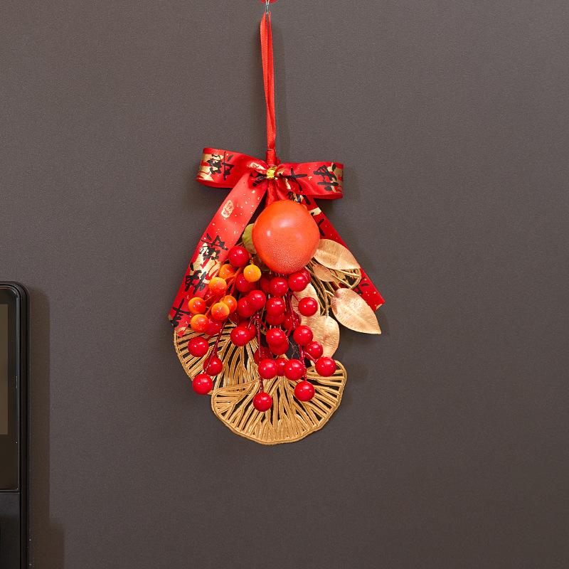 New Year's Fortune Fruit Pendant, Year of the Horse, New Porch Ornament, Spring Festival and New Year Decoration, Housewarming Atmosphere Props