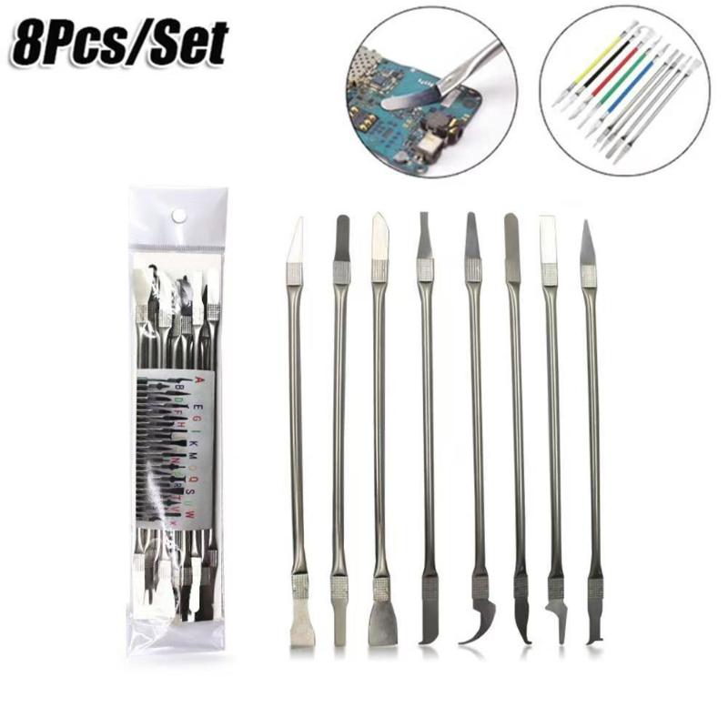 

8Pcs Cpu Ic Glue Remover Phone Repair Tool Chip Repair Repair Hand Tool For Mobile Phone Computer 1set
