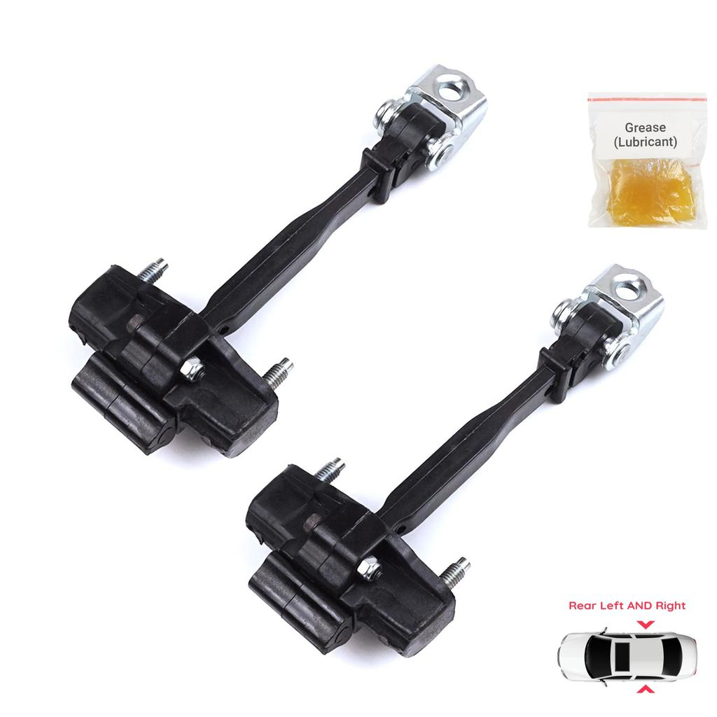 BDP1319-1 2 Pieces Rear Door Hinge Stop Check Strap Limiter for Peugeot 208 e-208 Opel Corsa F Corsa-e 2019-On 9823211180