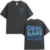 Cool Dad Club T-shirt Men Clothing Dads Birthday Short Sleeve T-shirts Grandfather Husband Fathers Cotton T-shirt Top Streetwear