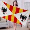 S-Sicilian Flag Fashion Microfiber Blanket Quick Drying Beach Towels Oversized Printing Super Absorbent Pool Towel Blanket