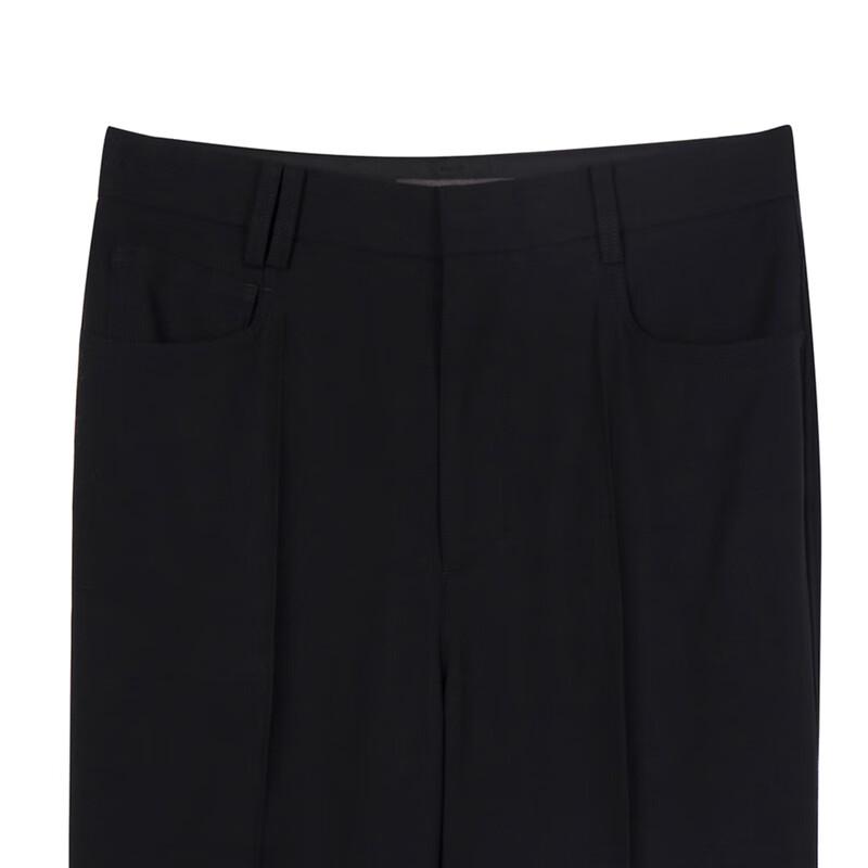 Less 2024 Autumn Merino Wool Flare Trousers