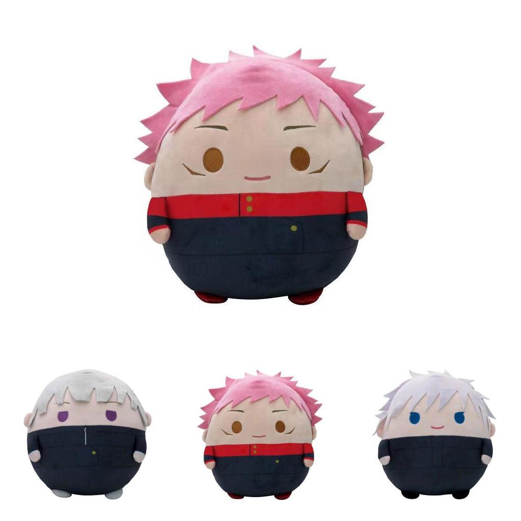 Adorabili Peluche di Jujutsu Kaisen con Gojo Satoru, Yuji Itadori e Megumi Fushiguro in Morbido Design a Pelo Corto per Collezionisti e Fan
