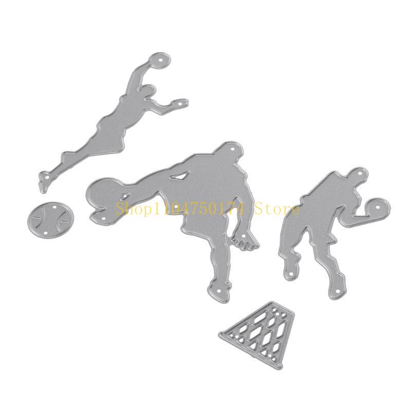 Basketball Team Cutting Dies Stencil DIY Scrapbooking Album Paper Card Embossing Top Sale