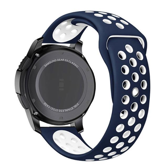 20mm/22mm Silicone strap For Samsung Galaxy Watch 4/3/Huawei Watch 3/GT Sports Breathable Bracelet band For Amazfit GTR/Active 2