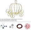 Cinderella Pumpkin Carriage Candy Holder Wedding Carriage Golden Candy Box For Party Halloween Christmas Decoration