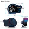 G16 Car HUD Head Up Display Beidou + GPS Dual System Smart Gauge Display With KMH MPH OverSpeed Alarm Compass
