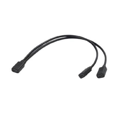 USB C Splitter USB C zu USB C Buchse Adapter USB Y Splitterkabel USB C Port Hub USB C Lade Splitter Adapterkabel