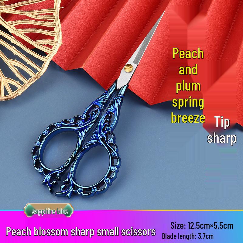 Mini Portable Stainless Steel Pointed Scissors for Cross Stitch, Thread, and Paper Cutting