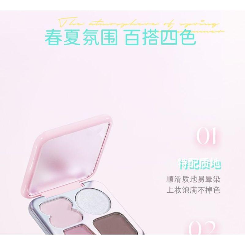 Biya - Joyful Dream 4-Color Eyeshadow Palette - 4 Types