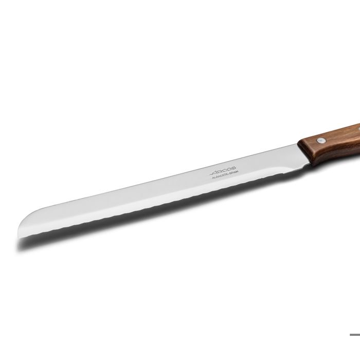 Couteau à pain - ARCOS - Latina - 170 mm - Acier inoxydable - Manche en bois compressé