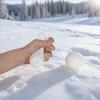 1PCS Stress Balls With Snowflakes Inside, 2.5 Inch Sensory Toy Crunchy Snow Stress Balls For Kids Adults Friends Families