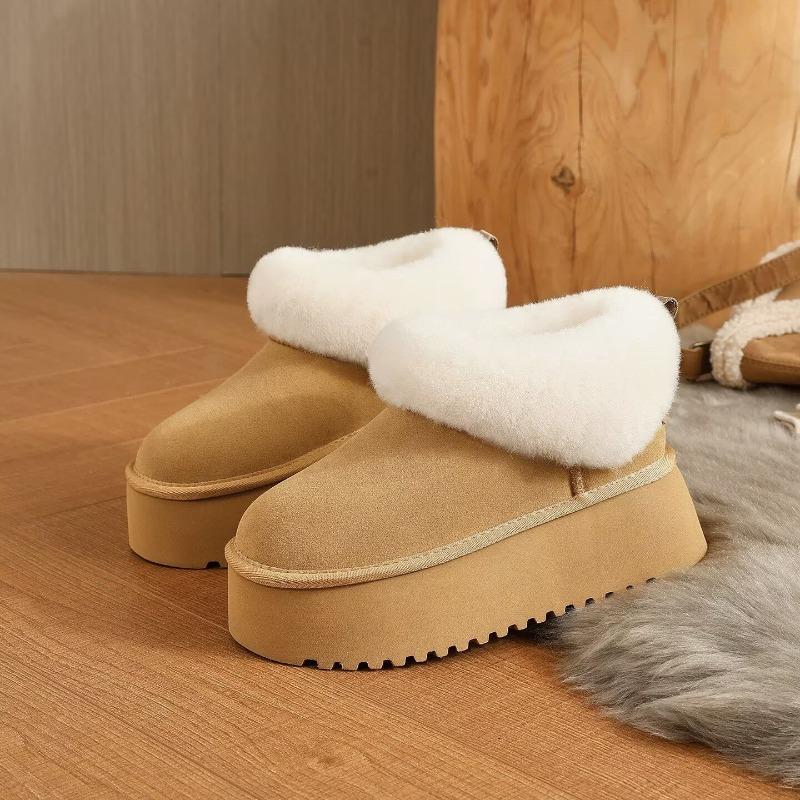 High-top Shoes, Snow Boots, Women's New Style, Thickly Padded Cotton Shoes, Anti-slip Short Boots