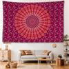 Rose Red Mandala Tapestry Wall Hanging Abstract Art Hippie Tapiz Witchcraft Mysterious Dormitory Home Decor