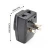 Universal World To North American Wds-5 Us Electrical Plug Adapter Converter Us Grounded 3 Pin Ac Plug America Power Connector